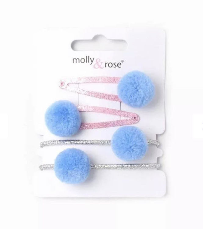Picture of 8207 / 2075 POM POM SLEEPIES AND ELASTICS SET
